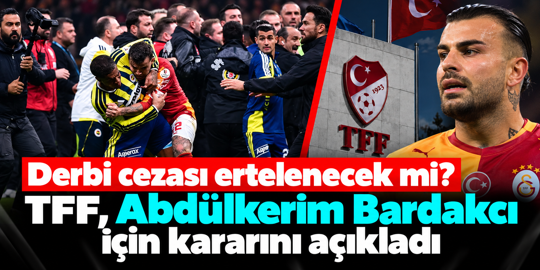 Abdülkerim Bardakcı'nın cezası belli oldu! TFF Tahkim Kurulundan Galatasaray'a ret
