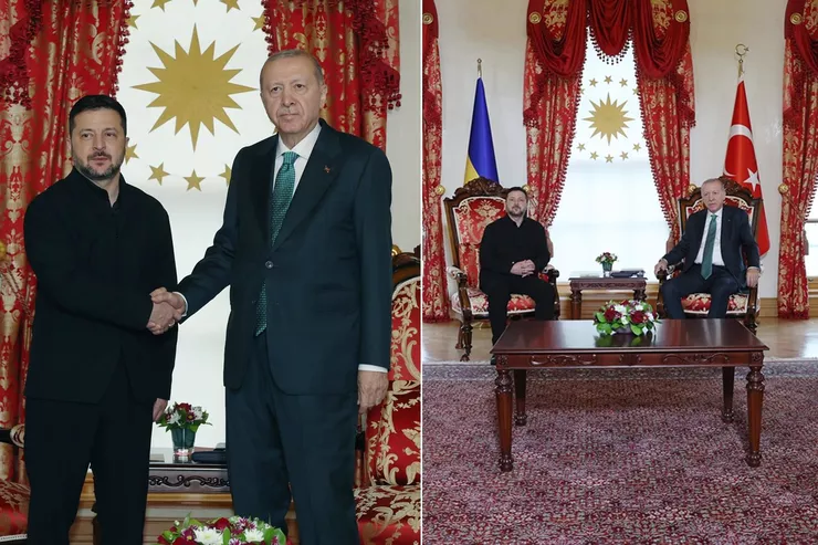 Zelenski İstanbul'a geldi, Erdoğan ile masaya oturdu! Dolmabahçe'de kritik görüşme