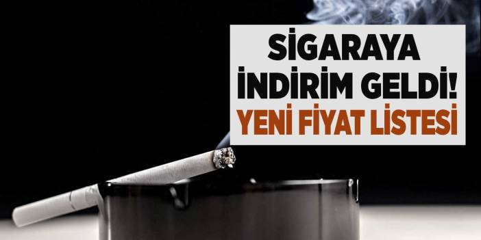 Bu sigara markası indirimi duyurdu! Sigaraya yeni indirim geldi indirimli sigara fiyatları değişti