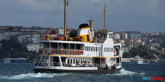 İstanbul'da vapur seferleri olumsuz hava koşulları nedeniyle durduruldu!