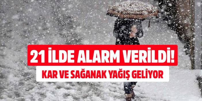 Fragman bitti kış başlıyor! 21 şehre gök gürültülü sağanak yağış ve kar yağışı uyarısı yaptı