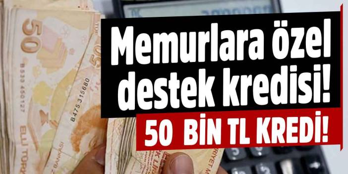 Halkbank'tan memurlara özel destek kredisi! 50.000 TL nakit para şakkadanak hesapta