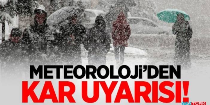 Yurt geneli için yoğun kar alarmı verildi! O şehirlerde Pazartesi gününden itibaren okullar tatil olacak