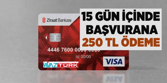 Ziraat Bankası hesabı olanlara duyuruldu! 15 gün içinde o işlemi yapana 250 TL para iadesi yapılacak